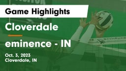 Cloverdale  vs eminence - IN Game Highlights - Oct. 3, 2023