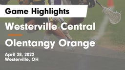 Westerville Central  vs Olentangy Orange  Game Highlights - April 28, 2022