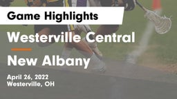 Westerville Central  vs New Albany  Game Highlights - April 26, 2022