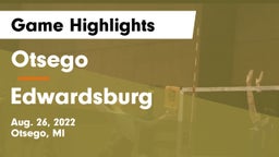 Otsego  vs Edwardsburg  Game Highlights - Aug. 26, 2022