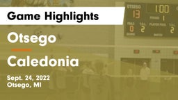 Otsego  vs Caledonia  Game Highlights - Sept. 24, 2022