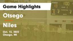 Otsego  vs Niles  Game Highlights - Oct. 13, 2022