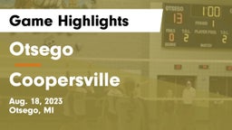 Otsego  vs Coopersville  Game Highlights - Aug. 18, 2023