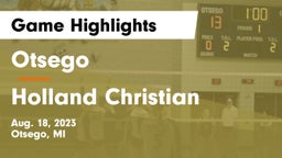 Otsego  vs Holland Christian Game Highlights - Aug. 18, 2023