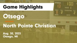 Otsego  vs North Pointe Christian Game Highlights - Aug. 30, 2023