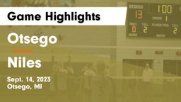 Otsego  vs Niles  Game Highlights - Sept. 14, 2023