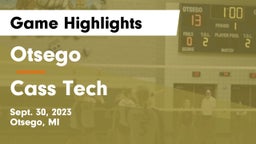 Otsego  vs Cass Tech  Game Highlights - Sept. 30, 2023