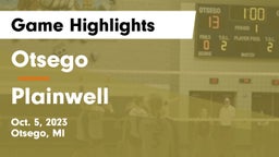 Otsego  vs Plainwell  Game Highlights - Oct. 5, 2023