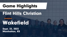 Flint Hills Christian  vs Wakefield Game Highlights - Sept. 23, 2023