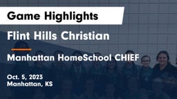 Flint Hills Christian  vs Manhattan HomeSchool CHIEF Game Highlights - Oct. 5, 2023