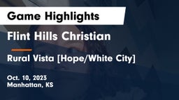 Flint Hills Christian  vs Rural Vista [Hope/White City]  Game Highlights - Oct. 10, 2023