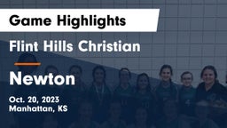 Flint Hills Christian  vs Newton Game Highlights - Oct. 20, 2023