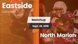 Matchup: Eastside  vs. North Marion  2018