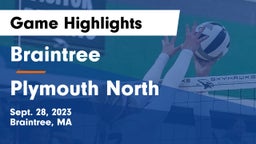 Braintree  vs Plymouth North  Game Highlights - Sept. 28, 2023