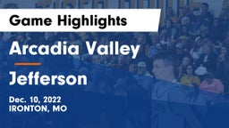 Arcadia Valley  vs Jefferson  Game Highlights - Dec. 10, 2022