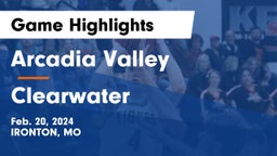 Arcadia Valley  vs Clearwater   Game Highlights - Feb. 20, 2024