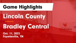 Lincoln County  vs Bradley Central  Game Highlights - Oct. 11, 2022