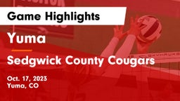 Yuma  vs Sedgwick County Cougars Game Highlights - Oct. 17, 2023