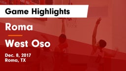 Roma  vs West Oso  Game Highlights - Dec. 8, 2017