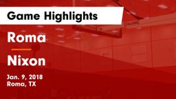 Roma  vs Nixon  Game Highlights - Jan. 9, 2018