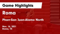 Roma  vs Pharr-San Juan-Alamo North  Game Highlights - Nov. 16, 2021
