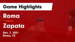 Roma  vs Zapata Game Highlights - Dec. 7, 2021