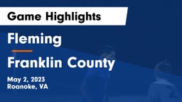 Fleming  vs Franklin County  Game Highlights - May 2, 2023