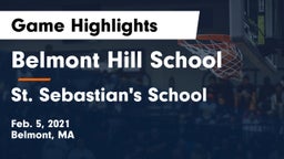 Belmont Hill School vs St. Sebastian's School Game Highlights - Feb. 5, 2021