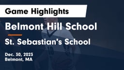 Belmont Hill School vs St. Sebastian's School Game Highlights - Dec. 30, 2023