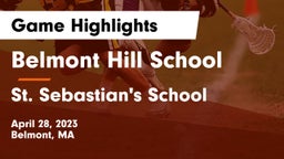 Belmont Hill School vs St. Sebastian's School Game Highlights - April 28, 2023