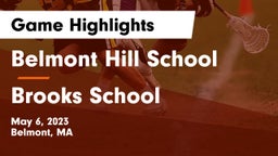 Belmont Hill School vs Brooks School Game Highlights - May 6, 2023