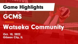 GCMS  vs Watseka Community  Game Highlights - Oct. 10, 2022