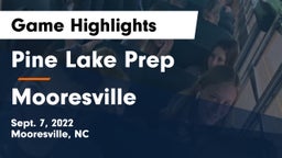 Pine Lake Prep  vs Mooresville  Game Highlights - Sept. 7, 2022