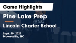 Pine Lake Prep  vs Lincoln Charter School Game Highlights - Sept. 20, 2022