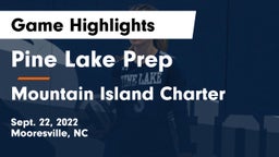 Pine Lake Prep  vs Mountain Island Charter  Game Highlights - Sept. 22, 2022