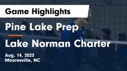 Pine Lake Prep  vs Lake Norman Charter  Game Highlights - Aug. 14, 2023