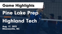 Pine Lake Prep  vs Highland Tech  Game Highlights - Aug. 17, 2023