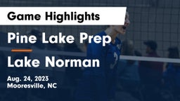 Pine Lake Prep  vs Lake Norman  Game Highlights - Aug. 24, 2023