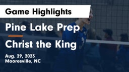 Pine Lake Prep  vs Christ the King Game Highlights - Aug. 29, 2023