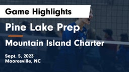 Pine Lake Prep  vs Mountain Island Charter  Game Highlights - Sept. 5, 2023