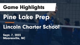Pine Lake Prep  vs Lincoln Charter School Game Highlights - Sept. 7, 2023