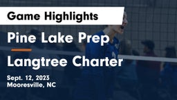 Pine Lake Prep  vs Langtree Charter  Game Highlights - Sept. 12, 2023