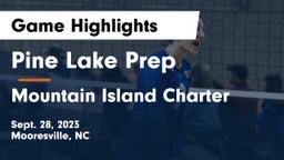 Pine Lake Prep  vs Mountain Island Charter  Game Highlights - Sept. 28, 2023