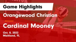 Orangewood Christian  vs Cardinal Mooney  Game Highlights - Oct. 8, 2022