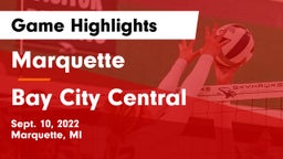 Marquette  vs Bay City Central  Game Highlights - Sept. 10, 2022