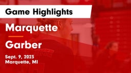 Marquette  vs Garber  Game Highlights - Sept. 9, 2023