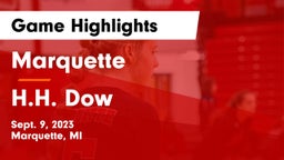 Marquette  vs H.H. Dow  Game Highlights - Sept. 9, 2023