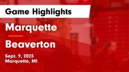 Marquette  vs Beaverton  Game Highlights - Sept. 9, 2023
