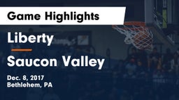 Liberty  vs Saucon Valley  Game Highlights - Dec. 8, 2017