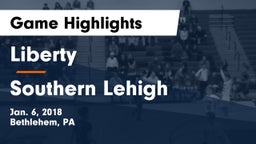 Liberty  vs Southern Lehigh  Game Highlights - Jan. 6, 2018